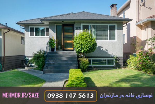 بازسازی خانه در رشت با گیچو سازه